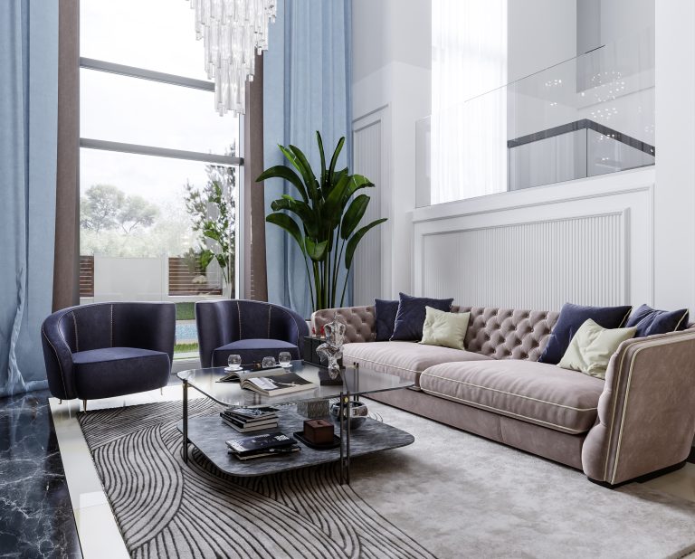 Country House Interior Design PLATINUM POWDER